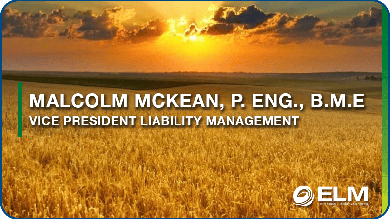 Malcolm McKean, P.ENG., B.M.E